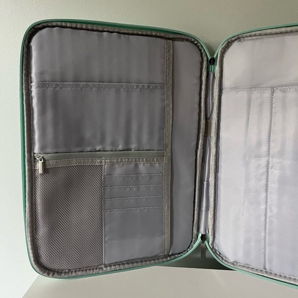 New 12.9"  Tablet Sleeve Padded Mint Green for ipad Pro Surface Pro Galaxy TabS8 - Picture 7 of 13